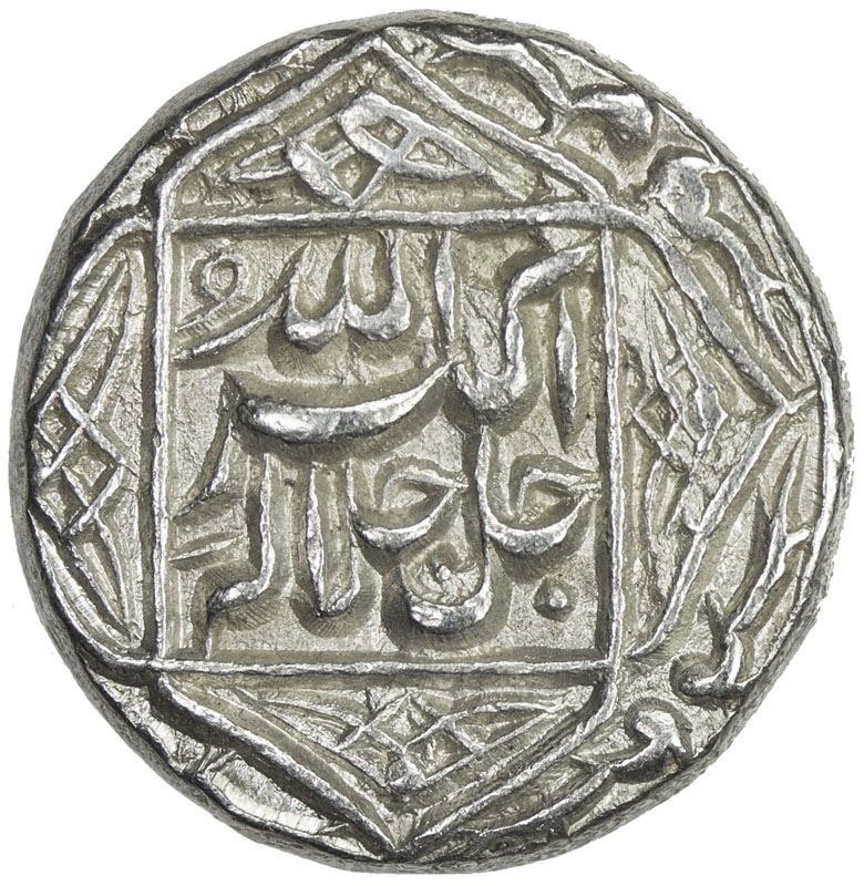 MUGHAL: Akbar I, 1556-1605, AR rupee (11.45g), Lahore, IE48 - Stephen ...