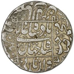 MUGHAL: Shah Jahan I, 1628-1658, AR rupee (11.45g), Pattan Deo, AH1047 year 10