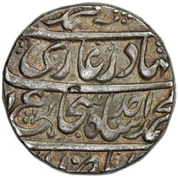 MUGHAL: Shah Shuja, 1657-1660, AR rupee (11.55g), Akbarnagar, AH1068 year one (ahad)
