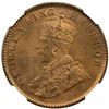 Image 1 : BRITISH INDIA: George V, 1910-1936, AE 1/4 anna, 1914(c)