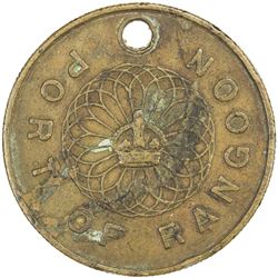 BURMA: brass token (10.90g)
