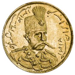 IRAN: Muzaffar al-Din, 1896-1907, AV toman (2.80g), Tehran, AH1318