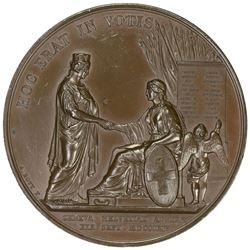 SWITZERLAND: AE medal, 1824