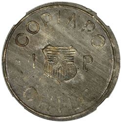 COPIAPO: AR peso, 1865 (restrike)