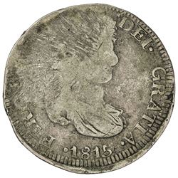 ZACATECAS: Fernando VII, 1808-1822, AR 8 reales, 1815-Zs
