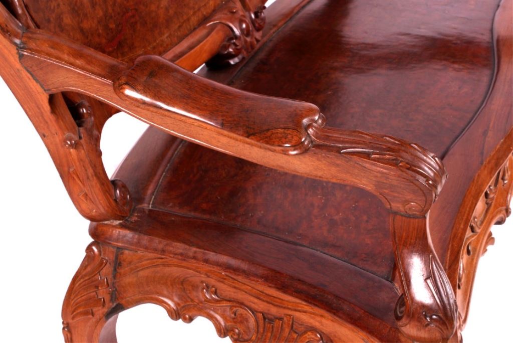 Thailand Embassy Antique Rosewood Furniture