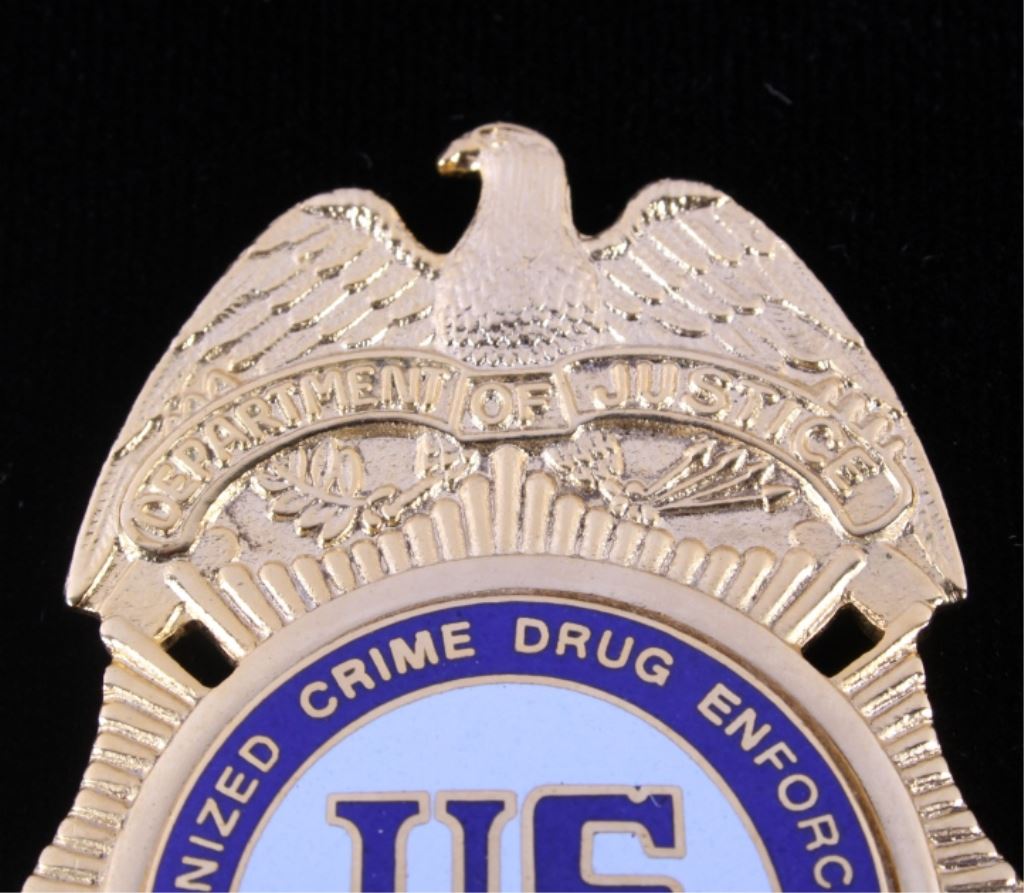 US Organized Crime Special Agent Task Force Badge