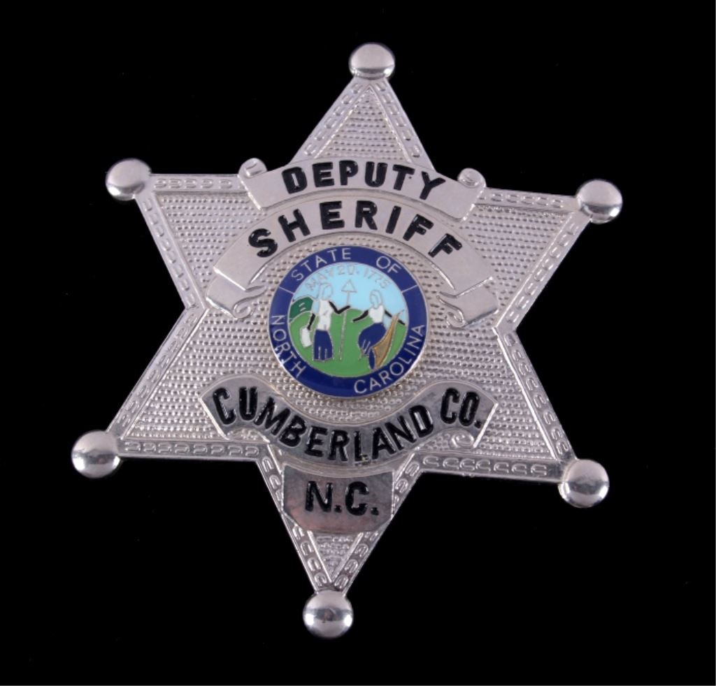 Deputy Sheriff Cumberland North Carolina Badge