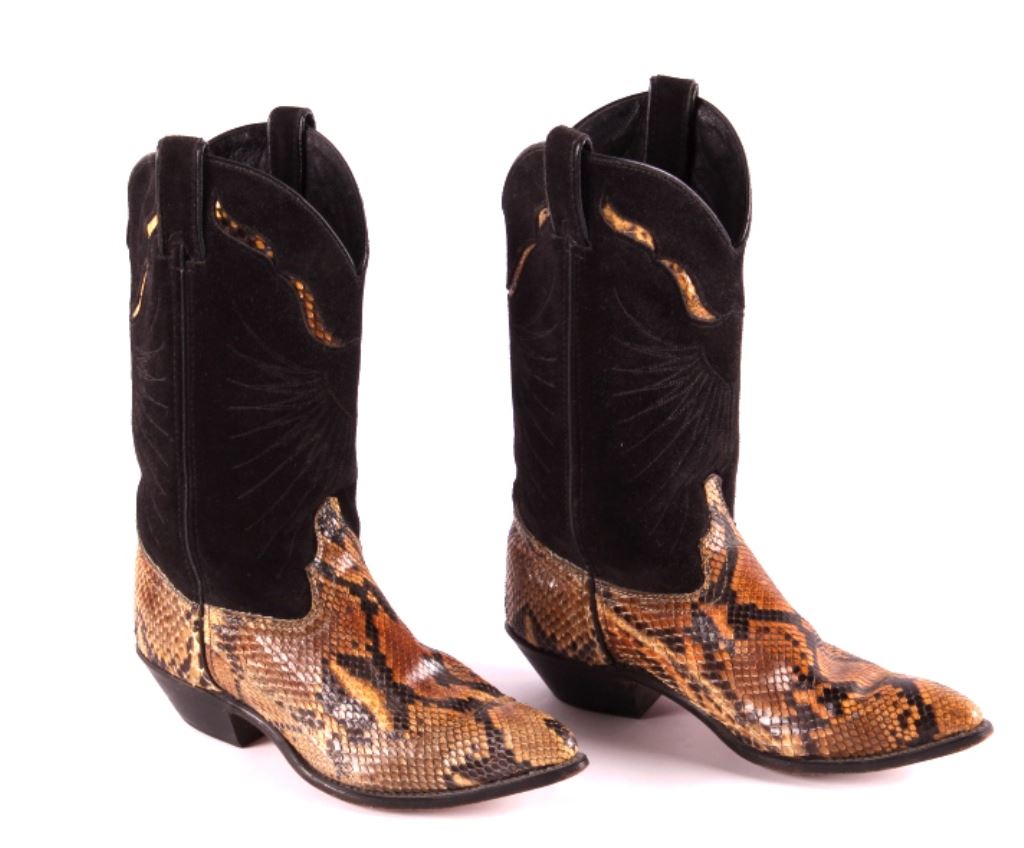 Codewest Booties Code West Ladies Snake Skin Cowboy Boots