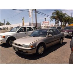 90 Honda Accord 4 Dr  Sedan - T - `DRIVE
