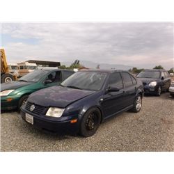 01 Volkswagen Jetta 4dr Sedan - T - RUN