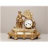 Image 1 : Antique Gilt Metal Clock