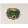 Image 1 : Russian Gilt Silver & Nephrite Jade Box