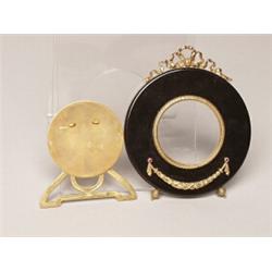 Russian Gilt Silver & Marble Picture Frame