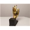 Image 2 : 19th C. Gilt Bronze  Hand of Buddha