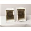 Image 2 : Pr of Rare glazed Porcelain Insulators