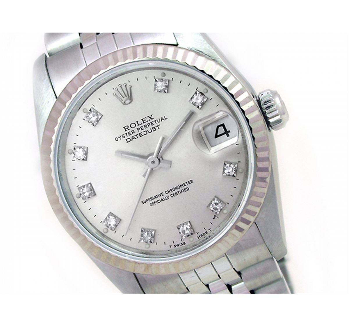 31mm Midsize Rolex Stainless Steel Oyster Perpetual Datejust Watch