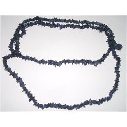 BEAUTIFUL NECKLACE 155 CARATS/31 GRAMS IOLITE POLISHED GEMSTONE NECKLACE!! ITEM CAME OUT OF ESTATE S