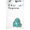 Image 1 : BEAUTIFUL TURQUOISE STONE 58 CARATS/11.6 GRAMS TURQUOISE POLISHED STONE!! ITEM CAME OUT OF ESTATE SA