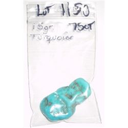 BEAUTIFUL NATURAL TURQUOISE 75.00 CARATS/15 GRAMS *MINED IN ARIZONA* POLISHED STONE!! ITEM CAME OUT 