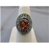 Image 1 : Fancy - Orange Baltic Amber custom made ring