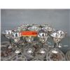 Image 1 : 12 Silver plated wine glasses