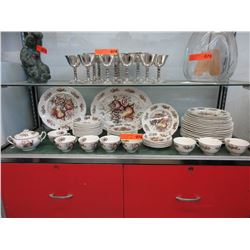 Vintage "Johnson Bros." dish set - 58 pieces