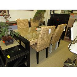 New - "Brugg" Dining table & 4 chairs
