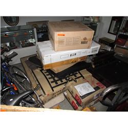 Skid of new furniture parts