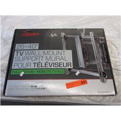 New - Rocketfish Full-Motion TV Wall Mount