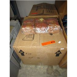 Case of New driving gloves - rust colour