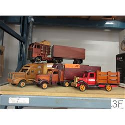4 Wood truck models