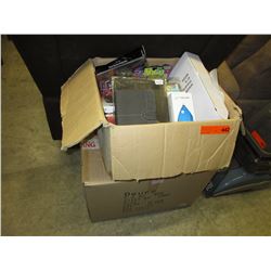 2 Cases of electronic accessories