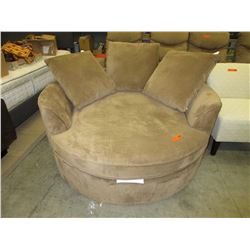 New - Round nesting couch with 3 cushions