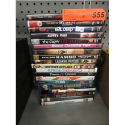 20 Used Movie DVDs
