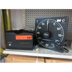 Polaroid sprint scanner & darkroom clock