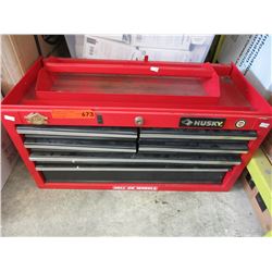 Used Husky tool chest with drawers & contents