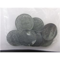 11 WWII Nazi German Eagle & Swastika coins