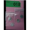 Image 2 : 4 x .999 Fine Silver "Canada Maple Leaf" Rounds