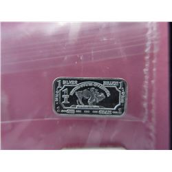 4 x .999 Fine Silver "American Buffalo" Art Bars