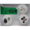 Image 1 : 3 Gem jars filled with assorted cut gemstones