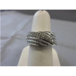 Ladies White Diamond Studded ring