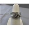 Image 1 : Ladies White Diamond Studded ring