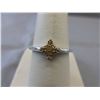 Image 1 : Fancy Sterling Silver Yellow Diamond ring