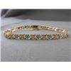 Image 1 : Heart & "X" design bracelet set with Diamonds