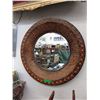 Image 1 : Very large - Round Metal framed wall mirror