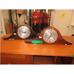 2 Vintage "Sessions" mantle clocks