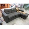 Image 1 : Upholstered sofa with chaise end - store sample