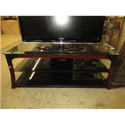 New - Smoked glass TV stand