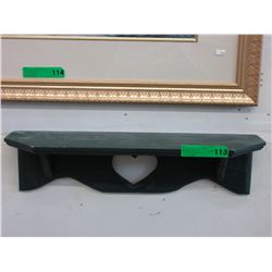 24" Wood wall shelf